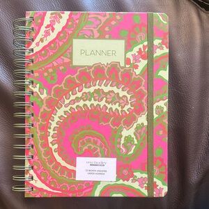 Vera Bradley Pink and Green Paisley (Undated) Planner